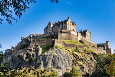 Edinburgh Castle is a historic castle in Edinburgh, Scotland. It stands on Castle Rock and is popular tourist attraction